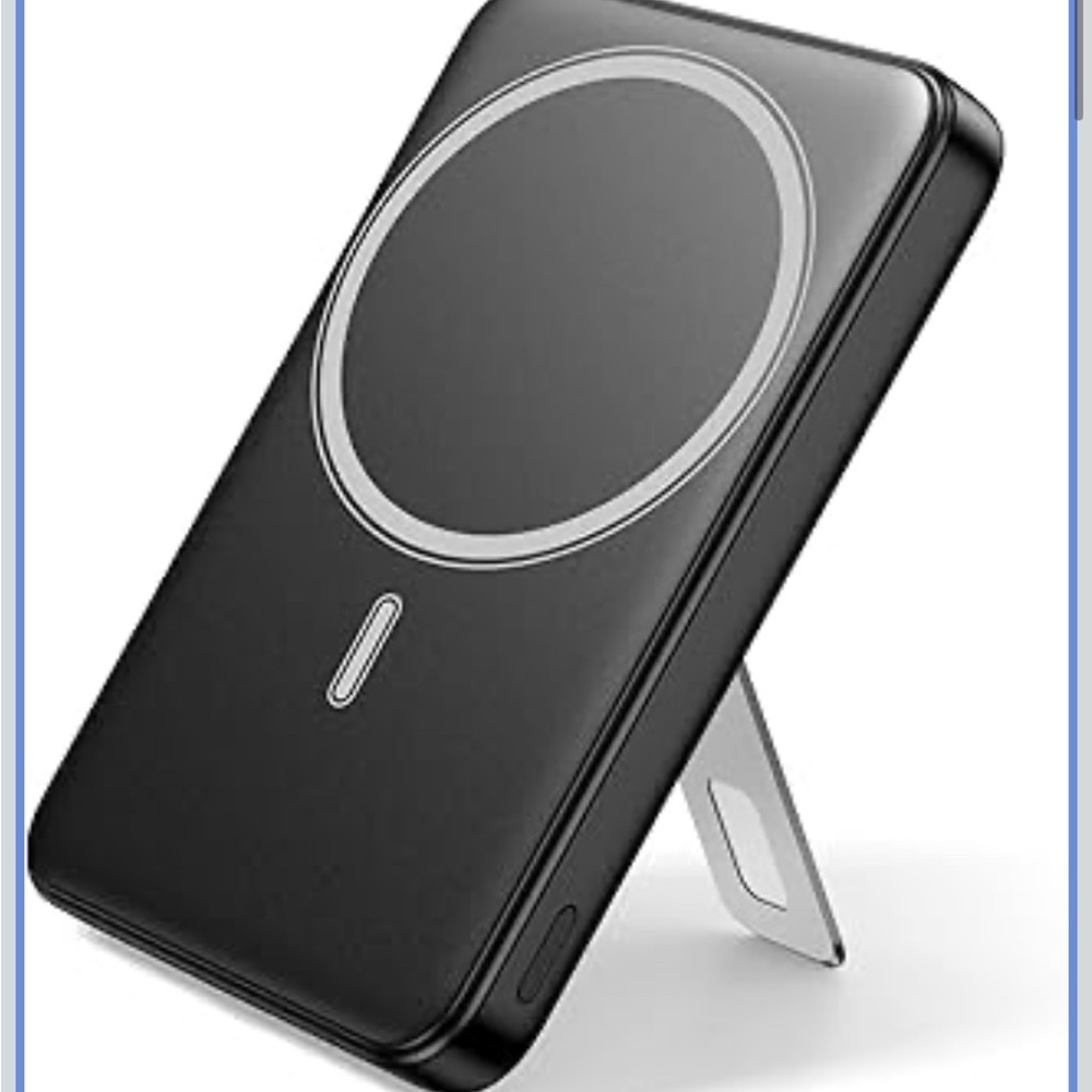 Black Wireless Charger with Stand